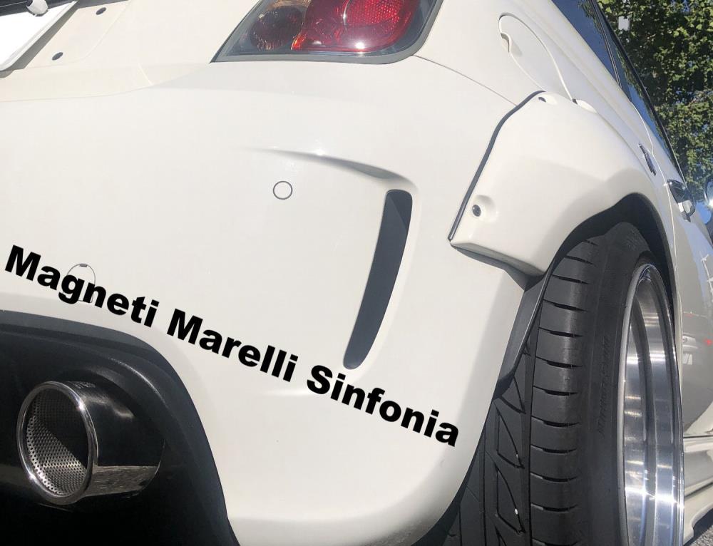 アバルト500 595 Magneti Marelli Sinfonia (シンフォニア)　エキゾーストマフラー